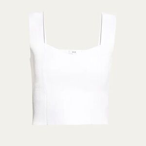 NEW NWT A.L.C. Jordana Seamed Cropped Tank Top size M